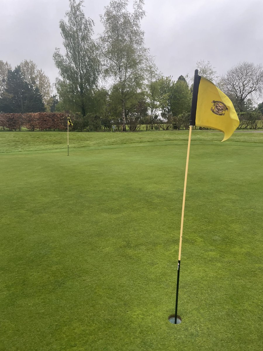 Course all set up for todays Junior Texas Scramble with powerplay holes! Which flag you are going to choose?! Course is looking fantastic, credit to @Jon88cary and his team. @Tauntongolf