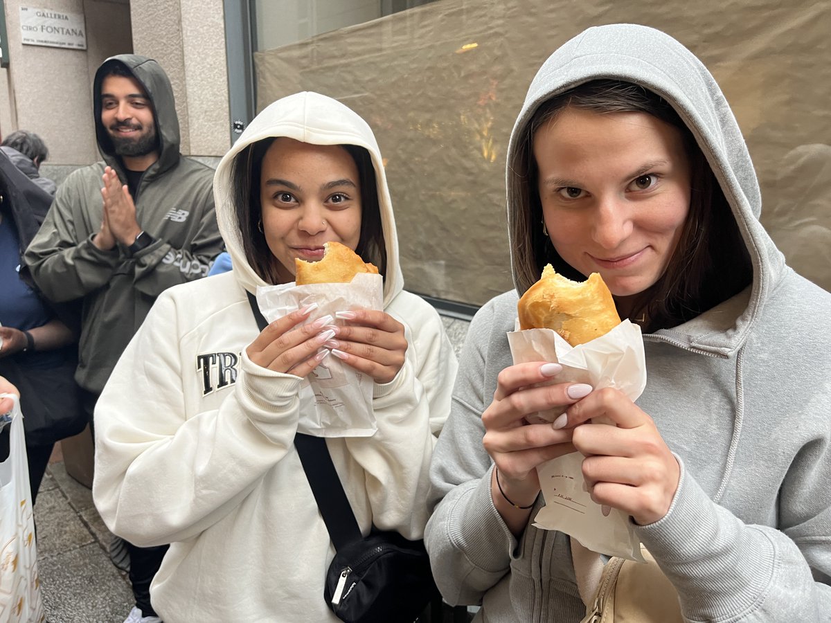 Our first full day in Milan featured a tour of the city's legendary soccer stadium San Siro and a walking food tour of Italian delicacies. #CSLnetwork centerforsportleadership.exposure.co/european-model…