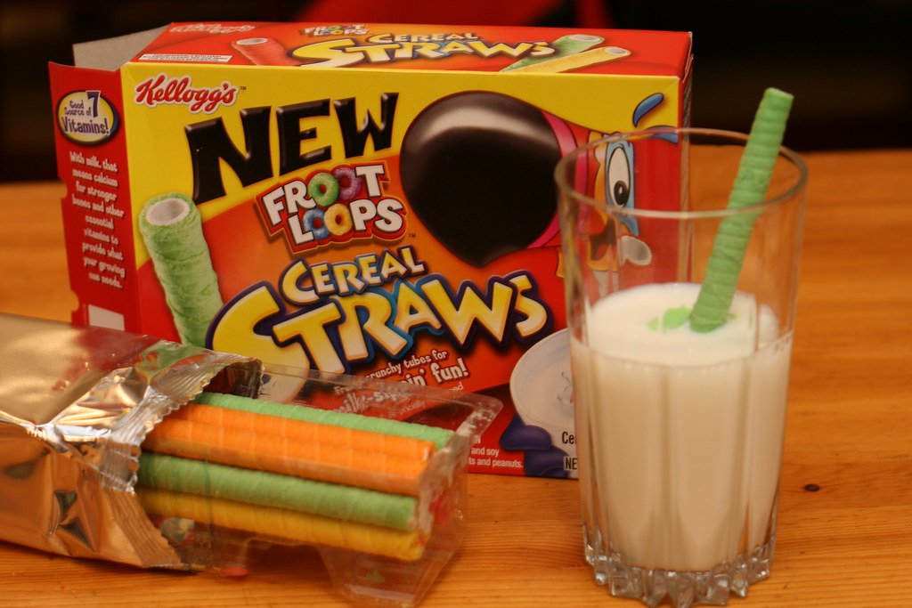 Froot Loops Cereal Straws