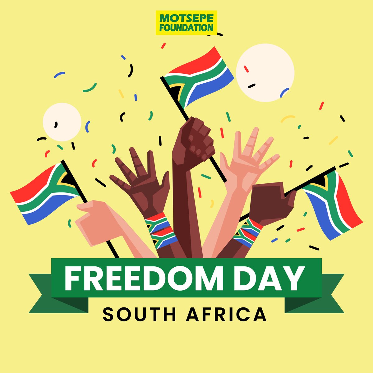 On #FreedomDay, we honour the sacrifices made by those who paved the way for our democracy.   In tribute to their legacy and to forge our own path forward, we uphold the Constitutional ideals of equality, respect, and inclusion for all people.