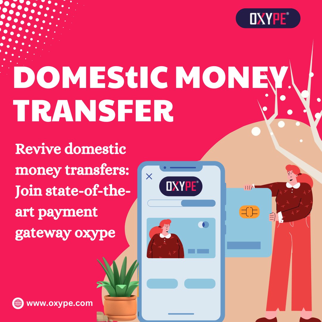 Revive domestic money transfers with Oxype state-of-the-art payment gateway
👇
👇
#DomesticMoneyTransfer #OxypeGateway #RevolutionaryPayments #SecureTransfers #EfficientTransactions #StreamlinedSolutions #FinancialInclusion #EmpowerEconomy #DigitalTransformation #FasterPayments