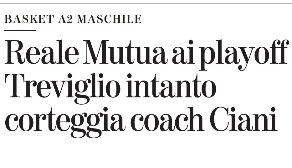 Secondo Domenico Latagliata Treviglio e altre due squadre di serie A2 sono interessate ad affidare la propria panchina a #FrancoCiani, attuale allenatore di Torino. Il contratto che lega Ciani alla società gialloblù ha sì scadenza 2026,