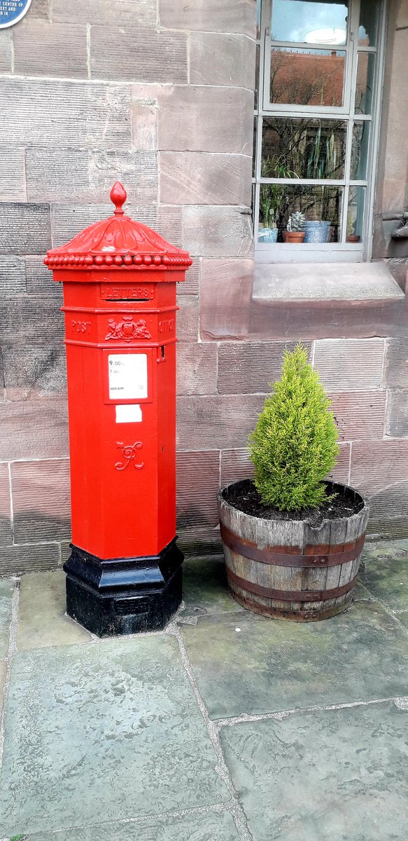 My first Penfold,outside Chester Town Hall. 
#PostboxSaturday