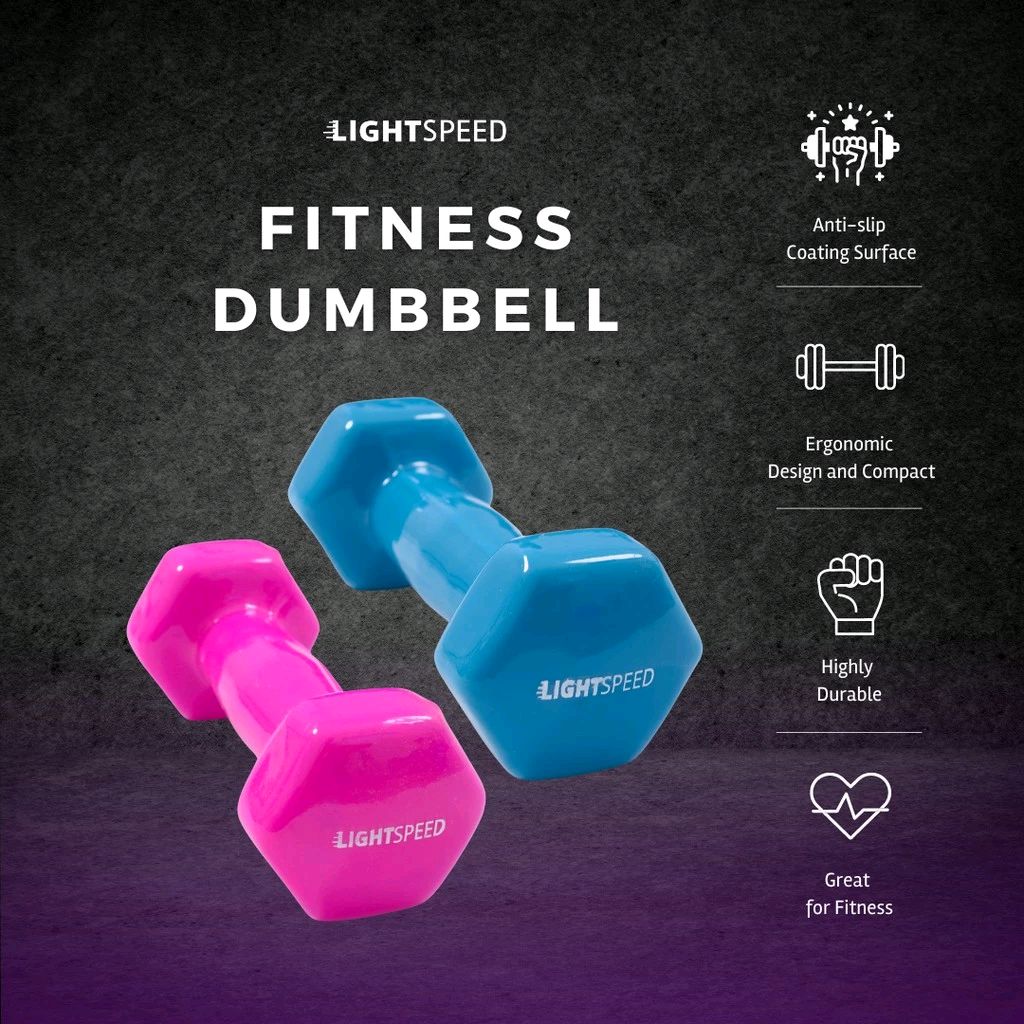 's tweet image. Cek LIGHTSPEED Dumbell 1Kg / Barbel Mini / Barbel Wanita /  Vinyl Cewek/latihan beban dengan harga Rp33.999. Dapatkan di Shopee sekarang! shope.ee/4VGOt9HAJS?sha…

#zonajajan #dumbell #barbel #fitness #gym