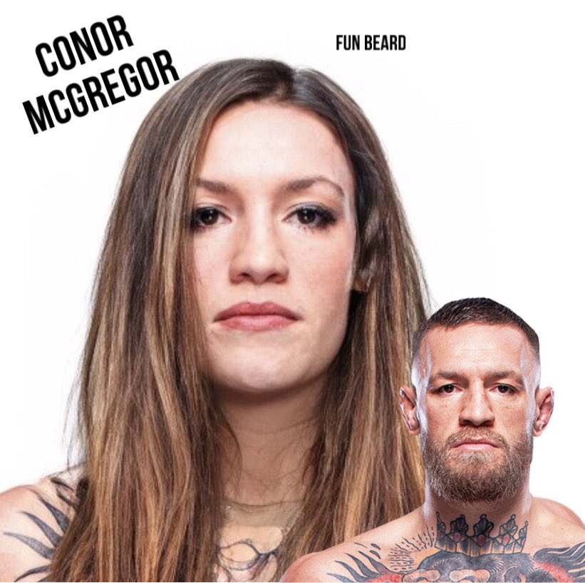 Conor McGregor as a lady. Gorge