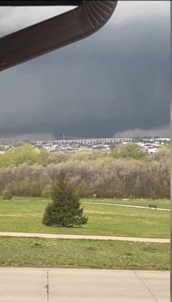 thedakdak3's tweet photo. @Dexerto Here's pictures of the tornado that devastated Elkhorn and its aftermath shortly after. https://t.co/o527VwXGRY
