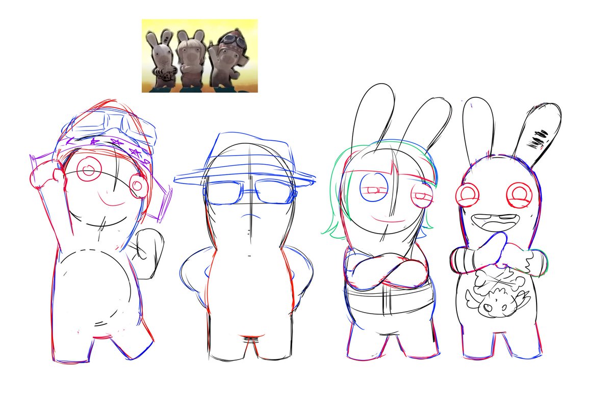 wip of my next drawin Rabbids 
I have so much to say about these guys, I don't know where to start xd I have an inside joke with a friend of mine where we just call him 'theteam'