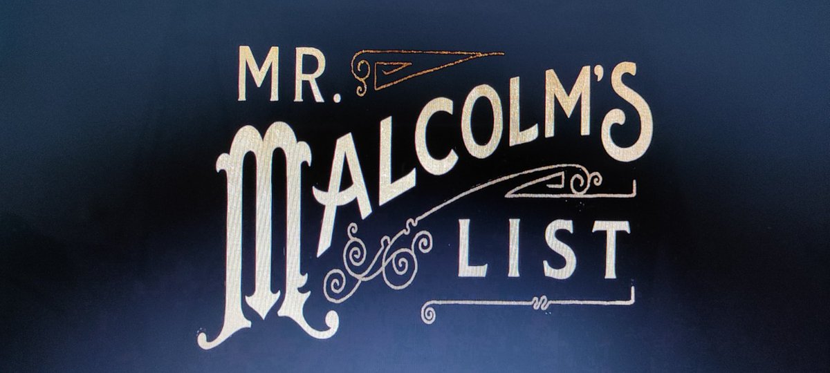 #MrMalcolmsList (2022) ✅

#MrMalcolmsListOnPrime
@MrMalcolmsList @PrimeVideoIN