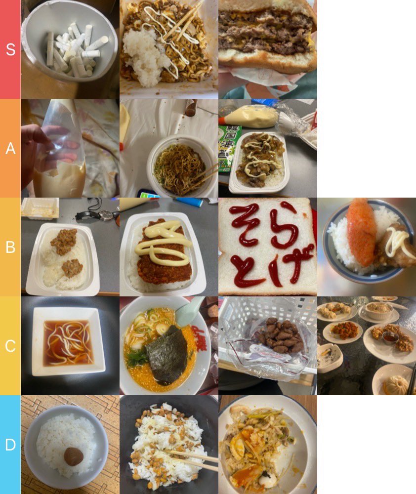 Xtal_114514's tweet photo. 私の深夜飯、Tire表 https://t.co/n7PiPBF9xO