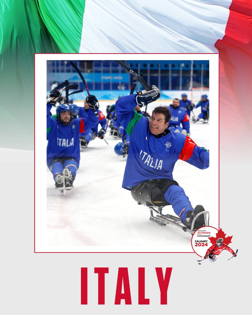 #Calgary2024: Get to know Italy 🇮🇹

The host of the next Paralympic Winter Games in 2026 has still never finished higher than 5th or lower than 7th at the World Championships. 

The team was 5th at the Beijing 2022 Paralympic Winter Games and then 6th  at last year’s Worlds.