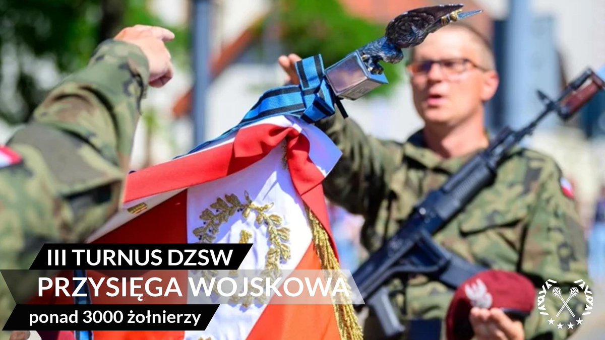 W ten weekend, ponad 3000 ochotników #DZSW złoży uroczystą przysięgę wojskową. W tym symbolicznym akcie ślubują wiernie bronić Rzeczypospolitej Polskiej. To nie tylko akt słowny, ale również wyraz gotowości do służby i poświęcenia dla dobra Ojczyzny.