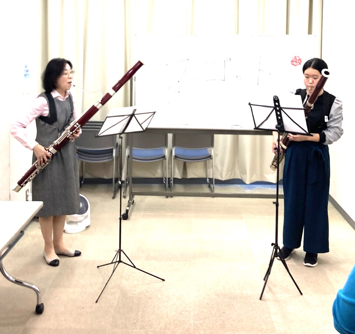 Kitakyusyu_JO's tweet photo. 公開練習の模様を‼️

今回は　木菅楽器のフルート、オーボエ、クラリネット、ファゴットパートを紹介🙆🏻

当オーケストラでは、パート毎に地元のプロ奏者ら15名による熱心な指導が行われています😍

指導者のプロフは
https://t.co/cVxGFxnPJ4

ただいま団員募集中　詳細は
https://t.co/by154r6srZ https://t.co/8M0fAJRbNy