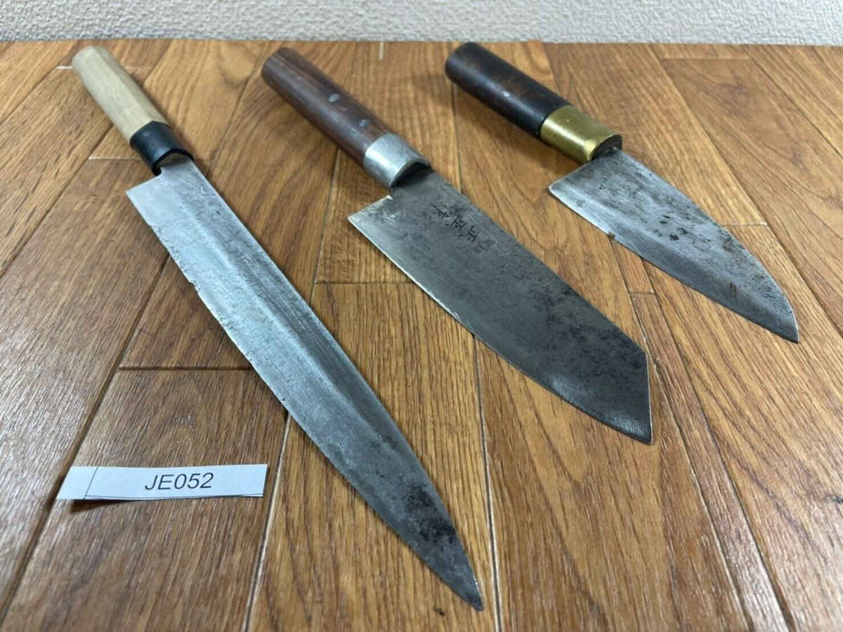Japanese Chef's Kitchen Knife Set 3 Piece YANAGIBA DEBA SANTOKU from Japan JE052
ebay.com/itm/2355389522…
#Japanesechefknife #cutlery #blades #chefknife シ #fypシviral #kitchenknife #customknife #handmadeknife #knifelife #KnifeCollection #KitchenKnives #FYP #fyp