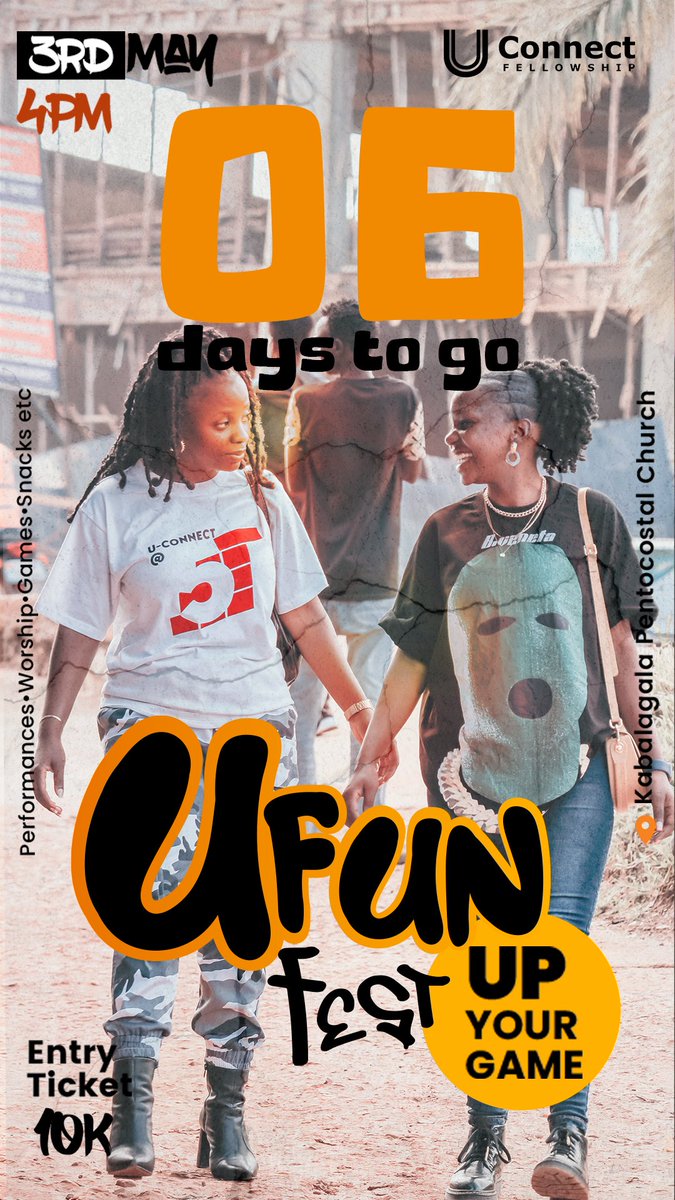 6 days to go. #UpYourGame #UFunFesy24 with @DonZabbu @DreignTony @TitusKuteesa @MuzikSegmento