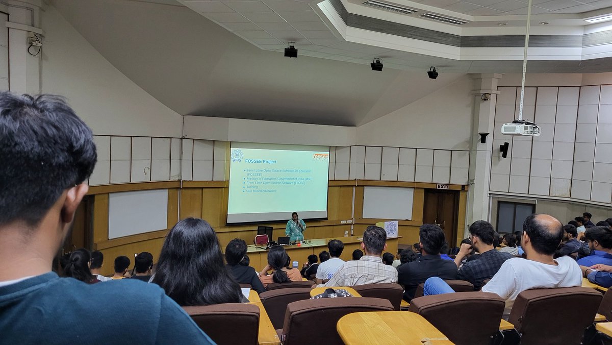 Live at Foss Mumbai 2.0 at IIT Bombay!💻

Looking forward to learning and connecting with other FOSS enthusiasts! Is anyone else here today? Let's meet up! #fossMumbai #fossIndia #techieLife