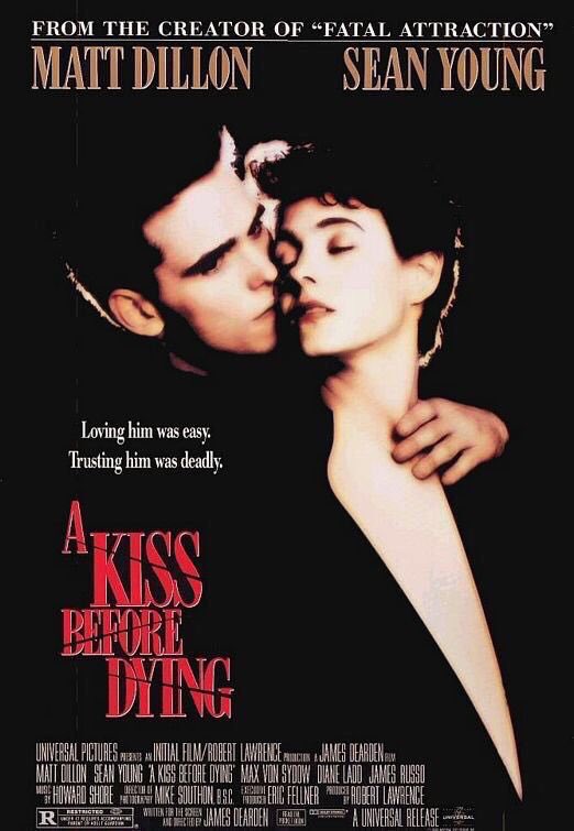 🎬MOVIE HISTORY: 33 years ago today, April 26, 1991, the movie ‘A Kiss Before Dying’ opened in theaters!

@MattDillon #SeanYoung #MaxVonSydow #DianeLadd #JamesRusso #BenBrowder #JamesBonfanti #SarahKeller #MarthaGehman #LiaChang #YvetteEdelhart #JimFyfe #LacheleCarl #AdamHorovitz