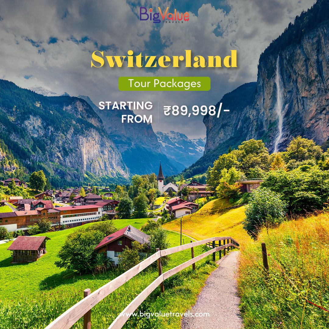 Experience the beauty of Switzerland, where stunning scenery and charming communities create memories that will last a life time.
.
Visit us at bigvaluetravels.com

#switzerland #zurich #switzerlandtrip #beautifullife #europe #bigvaluetravels