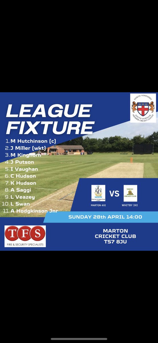 🏏Marton CC Team News🏏