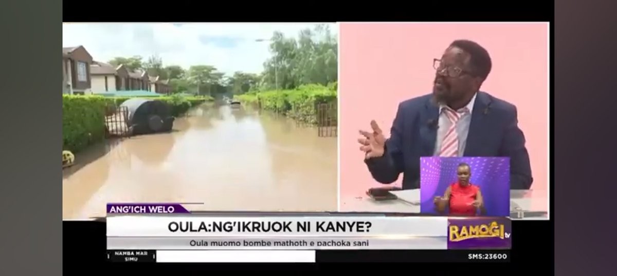 Floods in the country are both a natural disaster considered as extreme weather events; but they are also a man made disasters to the extent that human action has worsened the situation. Where is the Country's disaster prevention, preparedness and response capacity? @RamogiTVKe