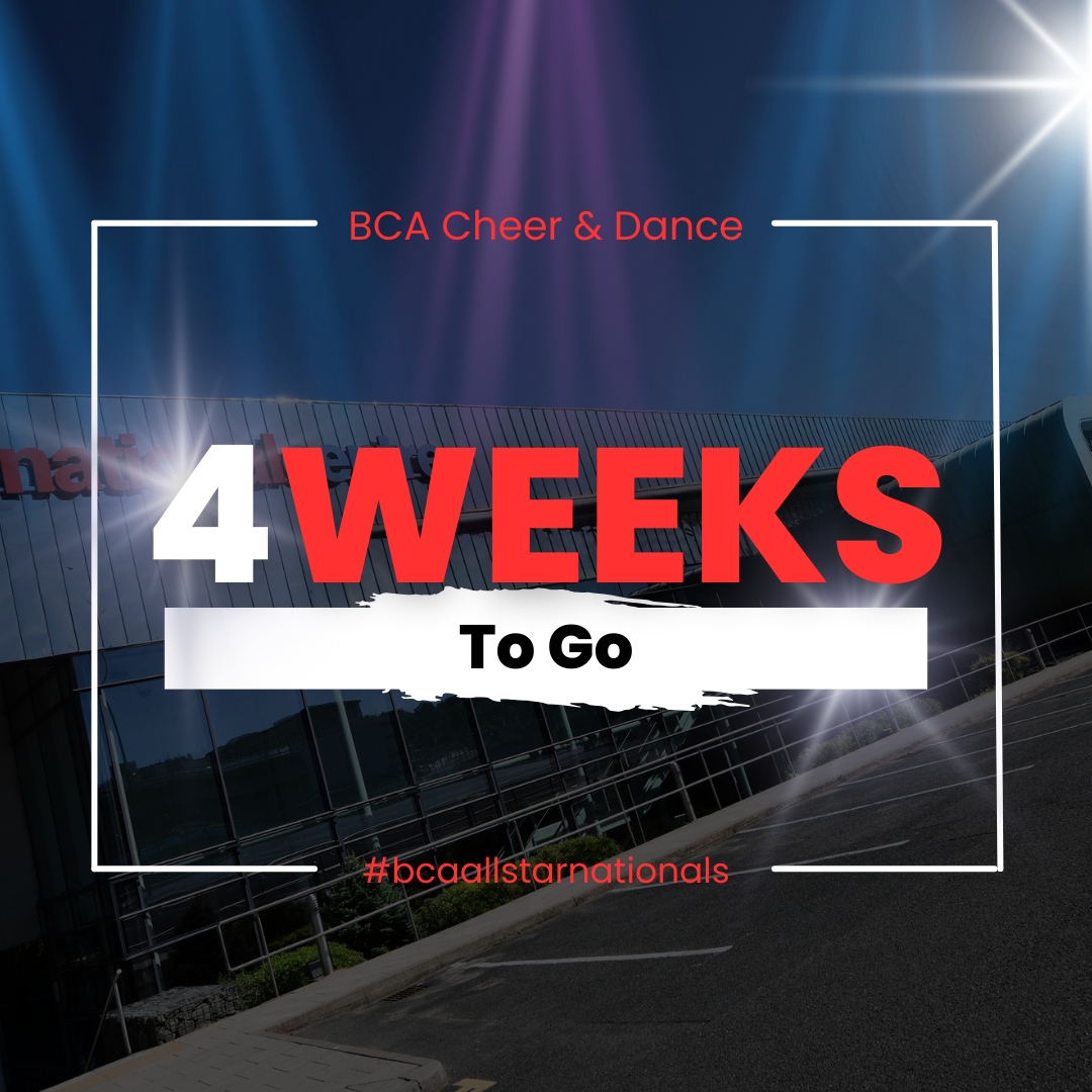 Amongst all the excitement happening in Orlando this weekend we just wanted to put it out there...............

4 weeks until Allstar Nationals😍

#bcaallstarnationals #bcacheeranddance #cheerleader #ukcheer #dancer #dancecompetition #dancerlife #cheerleading