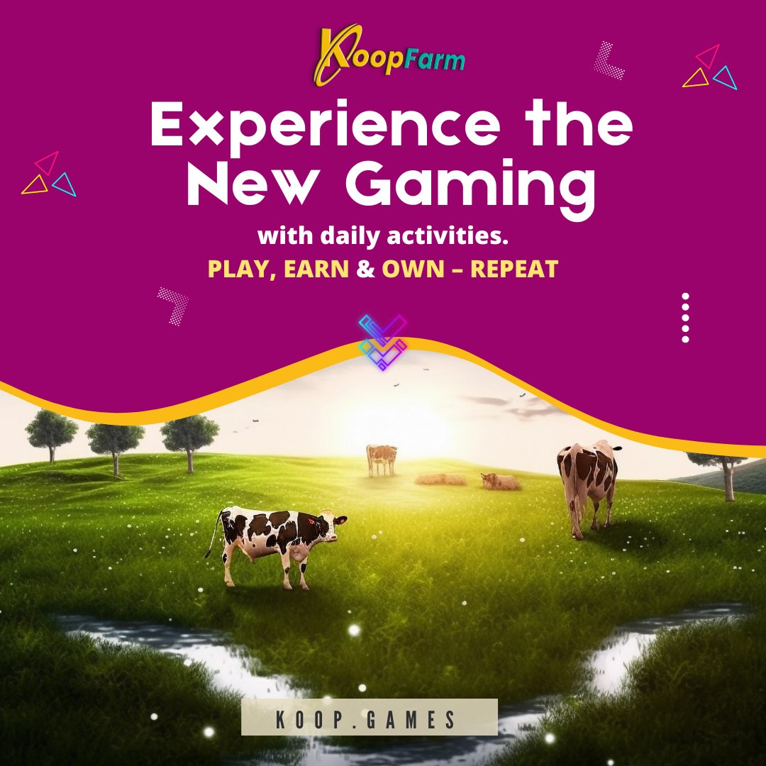 Level up your gaming experience with daily activities! Play, Earn, and Own – repeat the excitement with Koopgames.
Join KOOP360 WhatsApp channel: shorturl.at/qHK56

#KoopgamesExperience #PlayEarnOwn #GamingRevolution #gaming #TechInnovation #KOOP360 #koopfarm #Koopgames