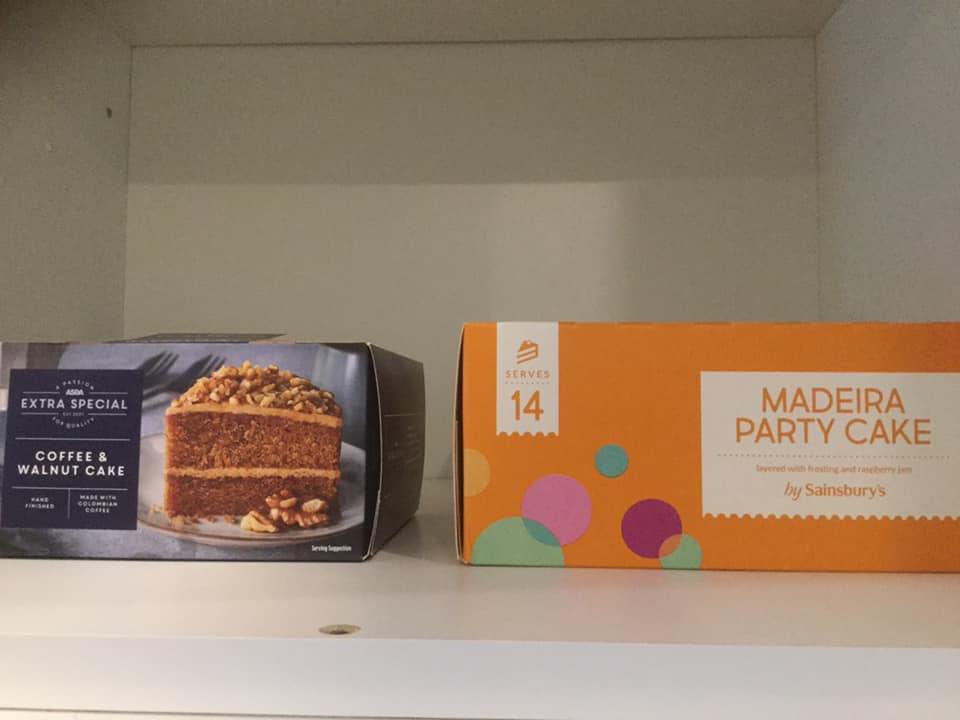 Got two cakes for my birthday today… …the one on the right was so much more expensive… (I’ll get my coat!)