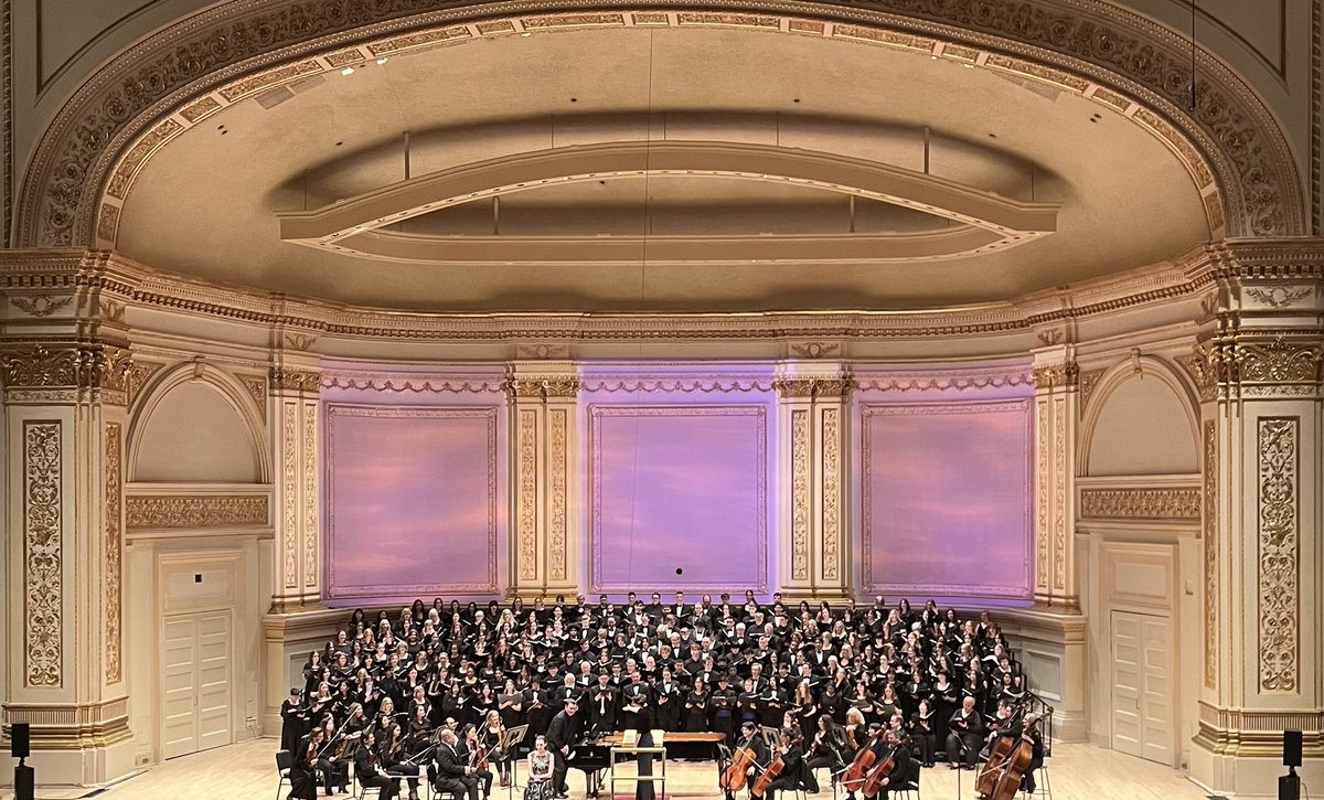 Thanks SO much to everyone involved in the Carnegie Hall concert this week; singers from across North America, the DCINY Orchestra, soloist Anna Schubert, conductors Jose Daniel Flores Caraballo & my love Irene, and to DCINY for making it all happen. You all were amazing!