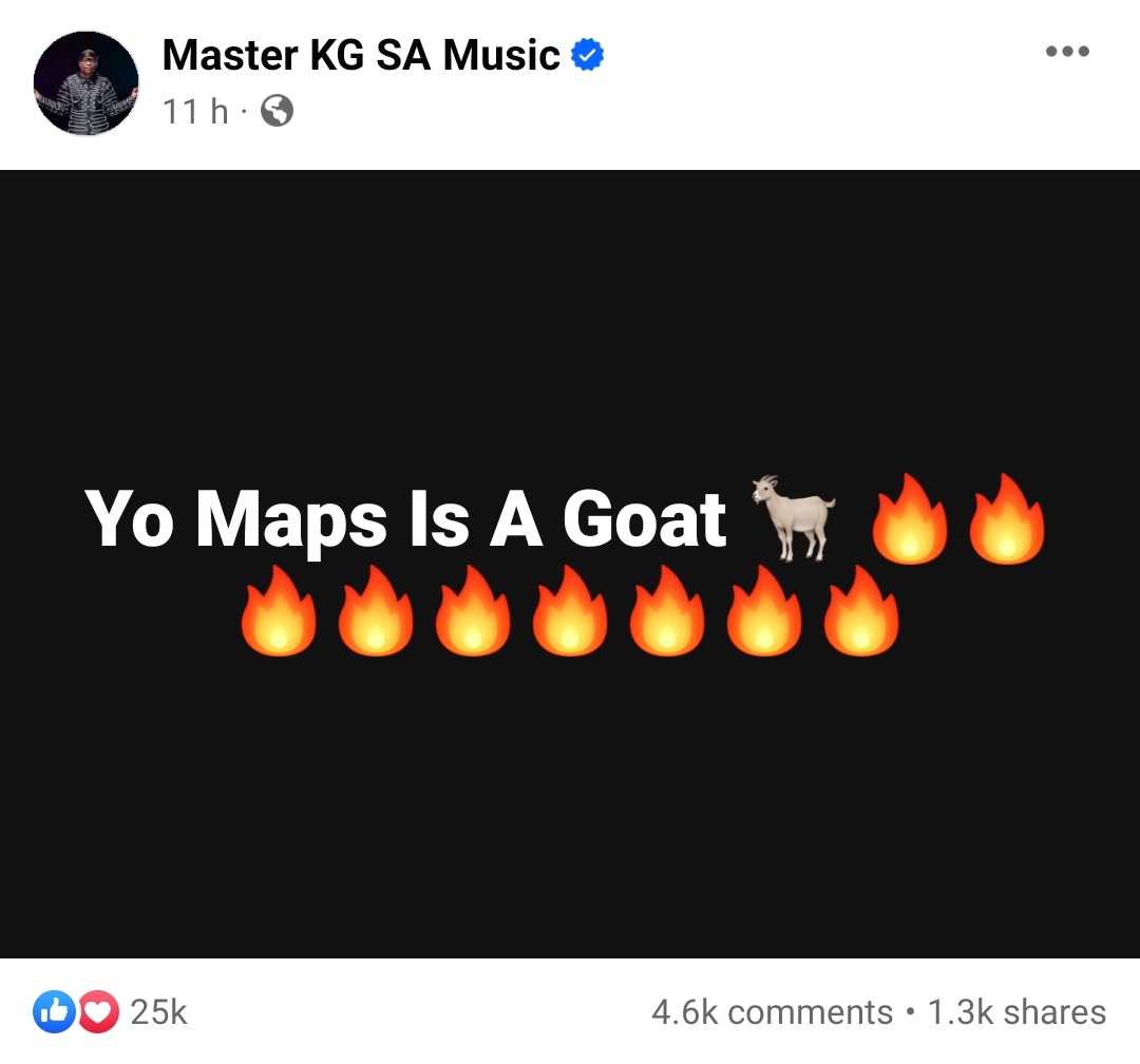 We don't all need to be Yo Maps' fans but when someone is doing something at this scale - you have to put some respect on his name. Especially, if you genuinely love Zambia and Africa, and you appreciate the music that Africans make. One time for Yo Maps Yo 💥