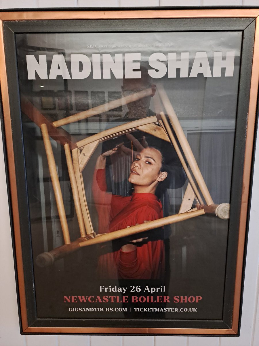 Great to see the brilliant @nadineshah last night @BoilerShopNCL on the first night of her new tour. Pleased I got there early to see @callumeaster support!