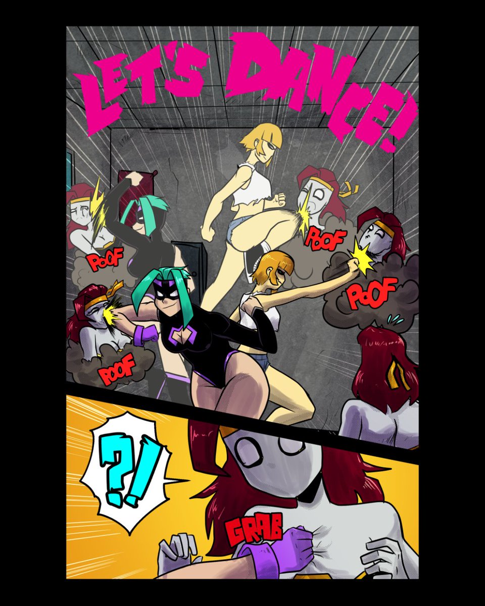 Mega Maiden 661 Let's Dance 

megamaiden.com/comic/661-lets…

#webcomics #indieccomics #indiesuperheroes #superheroines #fightscene #brawl #megamaiden