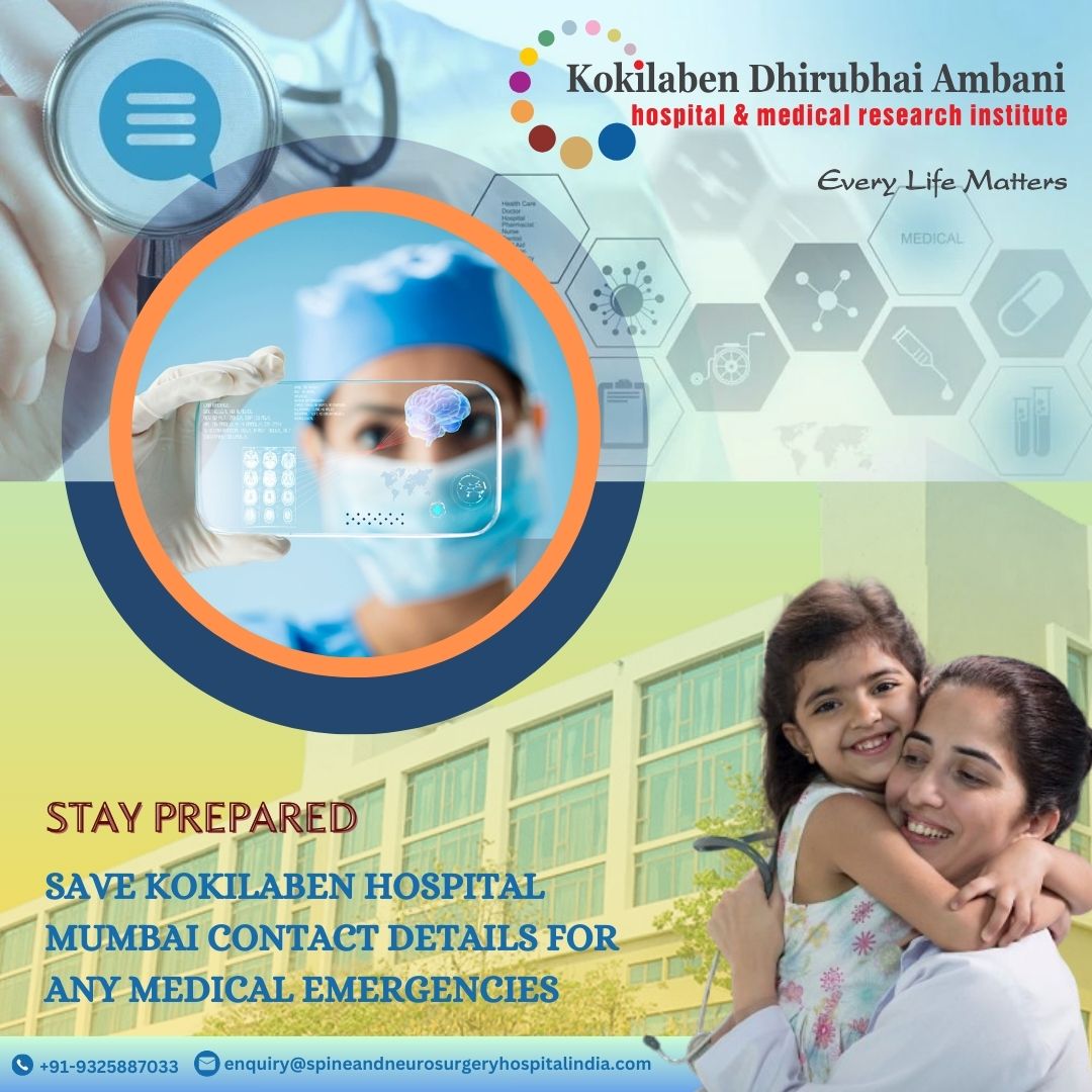 Stay Prepared: Save Kokilaben Hospital Mumbai Contact Details for Any Medical Emergencies

#kokilabenhospitalmumbai #spineneurosurgery #neurospinesurgeons #bestspinedoctors #listofneurologistssurgeons

🔗Read More Here:t.ly/YBxPK