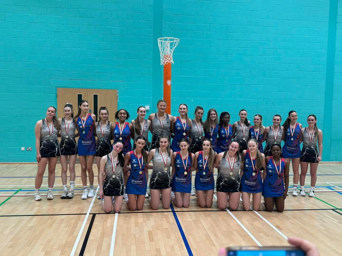 Wishing @OldhamNetball and @KingswayPowerNc the very best of luck this weekend at National Finals. Bring that trophy home #NWIsBest ❤️💙🖤🩶