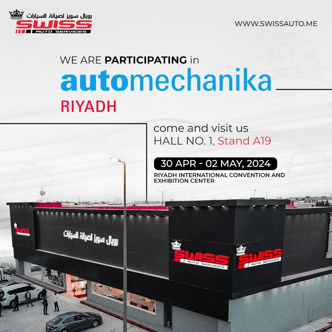 Gear up for Automechanika Riyadh -  You can find us in Hall no 1 , Stand A19 and explore the widest range of  luxury car care repair and maintenance services. Looking forward to meet you there!

#Dubai #Riyadh #automechanika #carfair #RoyalSwissAuto #Swissauto #luxurycarservice