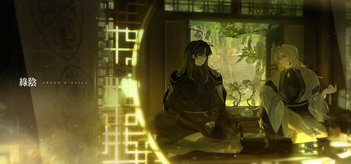 🌿개장 여부는 미정이나 여름에 어울리는 틀을 만들어보았어요! 멋진 페어를 빌렸습니다 ^.^