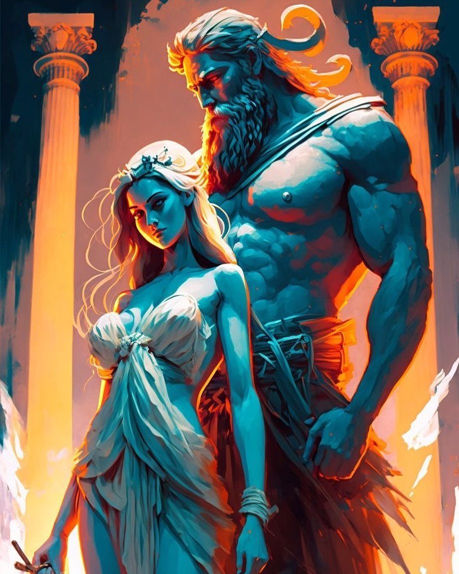 Zeus, mitolojide en büyük aşık olarak bilinir ve tanrıların kraliçesi olan eşi Hera’yı asla aldatmamıştır.