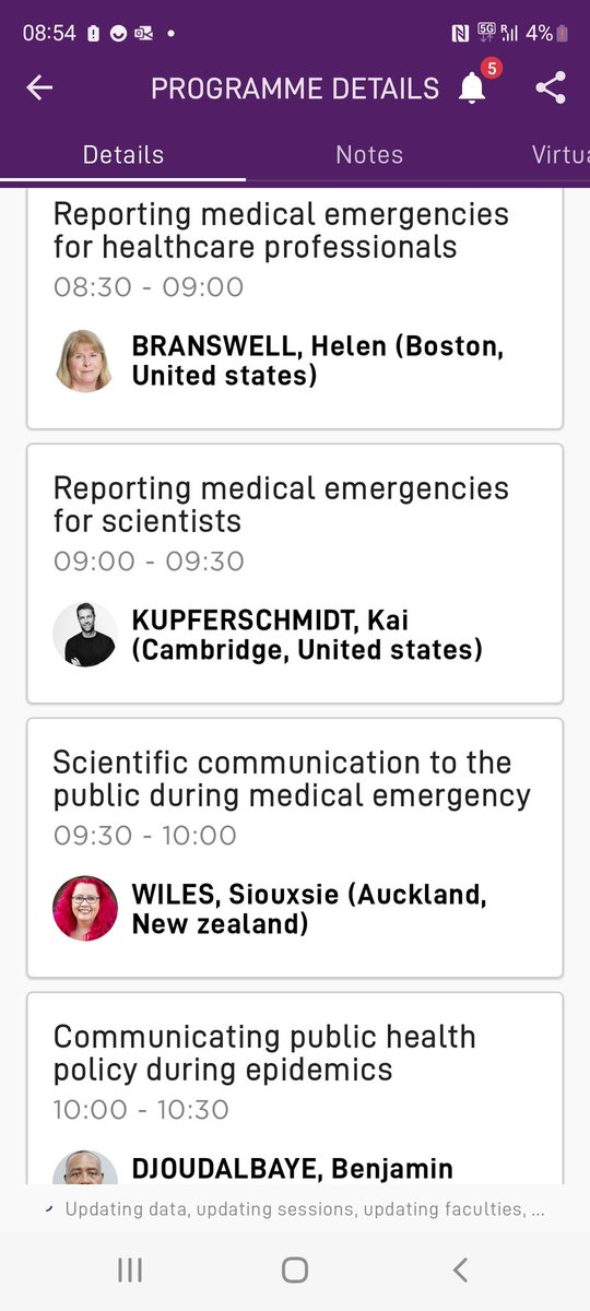 My first session of #ECCMID2024 risk communication: lessons learnt and  best practice for the next pandemic.