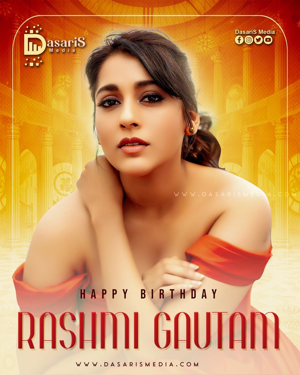 We @dasarismedia Wishing you the beautiful and talented host @rashmigautam27 a very Happy Birthday🎉🎂. May you all the best and a fabulous 😋✨year ahead 🥰

-Team @DasariSMedia

#RashmiGautham
#HBDRashmiGautham
#DasariSGroup
#DasariSMedia