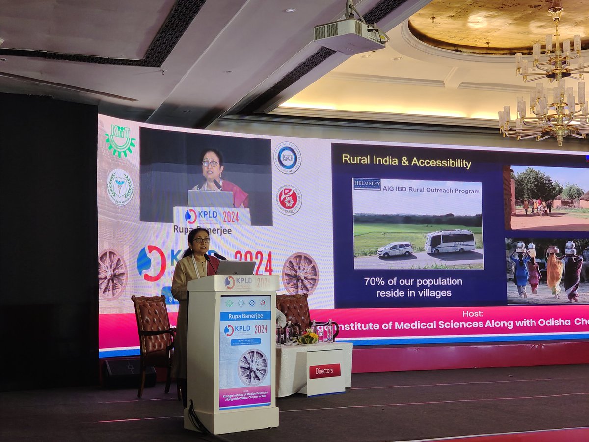 @DrRupaBanerjee1 delivering talk on Tofacitinib in biological-naive UC at #KPLD2024 @CCF_IN