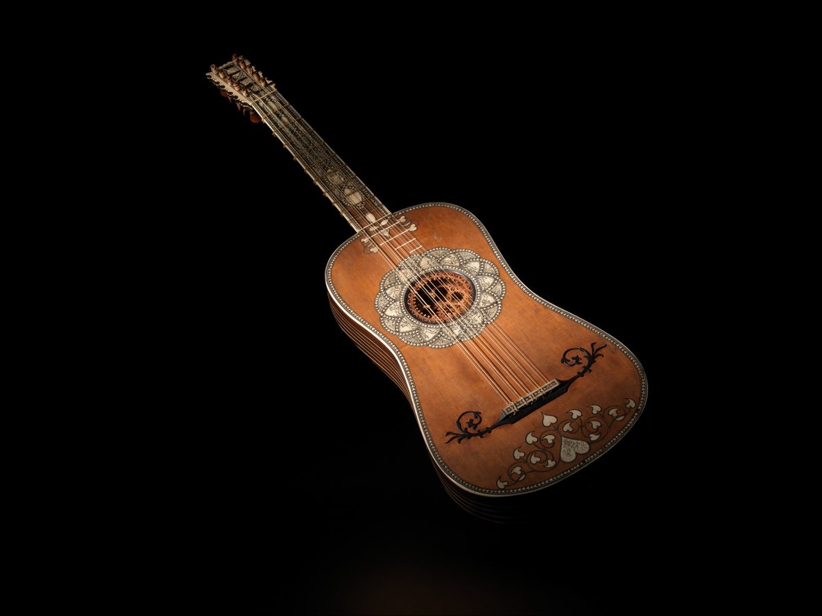 Hear ye! 'Tis time for #StuartSaturday! I just found out that April is #NationalGuitarMonth! So let's share some Stuart-era guitars! Guitar, attributed to Matteo Sellas, German (active Italy), ca. 1630–50. Metropolitan Museum of Art, NYC. #17thCentury