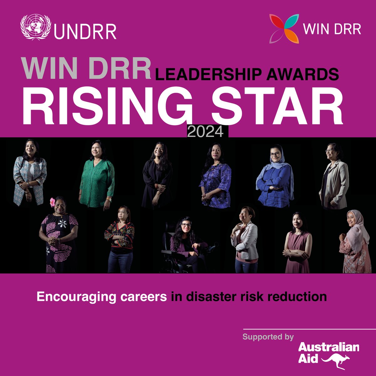 🌟Nominations are open for the WIN DRR Leadership Awards, including the Rising Star Award – granted to an individual woman who has demonstrated leadership potential early in her disaster risk reduction career. 🌟 Find out more & make your nominations ➡️ ow.ly/O0Je50RfZKq