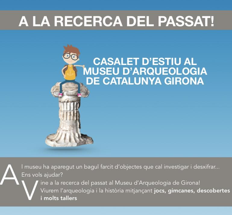 Inscripcions obertes al Casalet d’estiu del @macarqueologia 👧🔎 una proposta per als dies de juliol en què els més petits podran endinsar-se en l’arqueologia i la història mitjançant jocs, gimcanes, descobertes i molts tallers. 👉 gen.cat/3Qg8frS