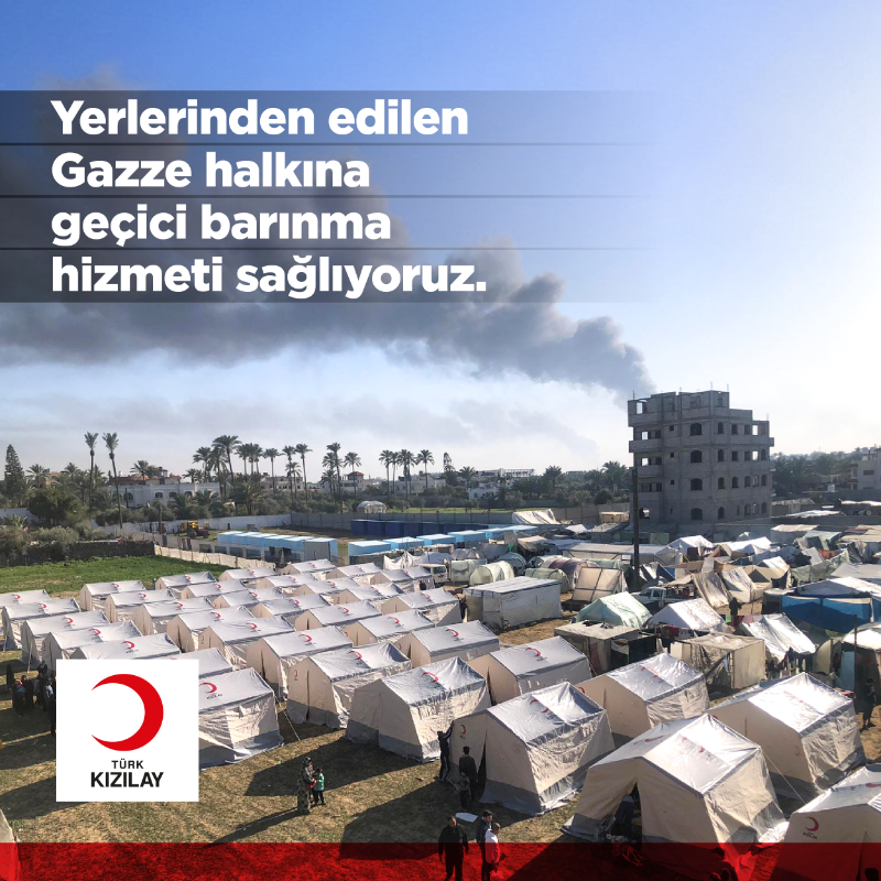 Kizilay's tweet photo. Gazze için neler yapıyoruz?

Elbette Gazze'de masumların yanında olmaya, onlar için çalışmaya devam ediyoruz. İşte #Gazze'deki çalışmalarımızın bazıları.  ⬇️