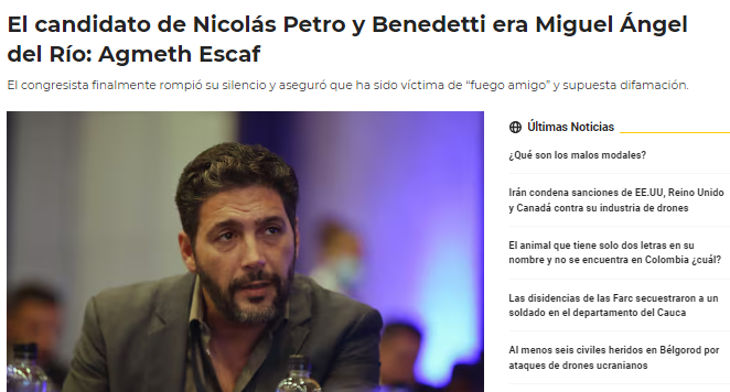 #LoQueSabeAida Llama la atención que para la época en la que fue deportada Aida Merlano, el abogado @migueldelrioabg , cercano al Gobierno Petro, un activista político de su movimiento, se vislumbraba como posible candidato. ¿Cuál ha sido su papel en todo este tema de Aida…