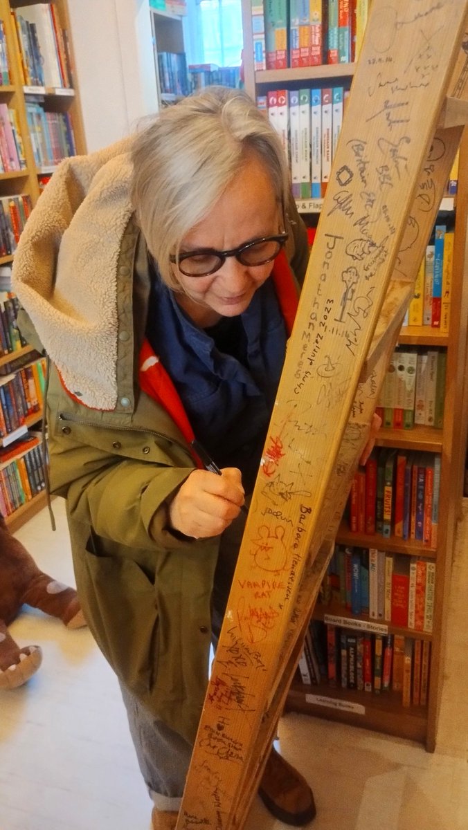 The Edinburgh Bookshop (@edinbookshop) on Twitter photo Lovely to have a visit from <a href="/alisonmurray360/">Alison Murray</a> today! We're loving Sharky McShark & the Shiny Shell Squabble (imagine saying that in a Sean Connery voice!) from <a href="/HachetteKids/">Hachette Children's Group</a> .
Signed copies available now!
#Edinburgh #Edimbourg #books #livres #ChildrensBooks #LivresJeunesse Lovely to have a visit from <a href="/alisonmurray360/">Alison Murray</a> today! We're loving Sharky McShark & the Shiny Shell Squabble (imagine saying that in a Sean Connery voice!) from <a href="/HachetteKids/">Hachette Children's Group</a> .
Signed copies available now!
#Edinburgh #Edimbourg #books #livres #ChildrensBooks #LivresJeunesse