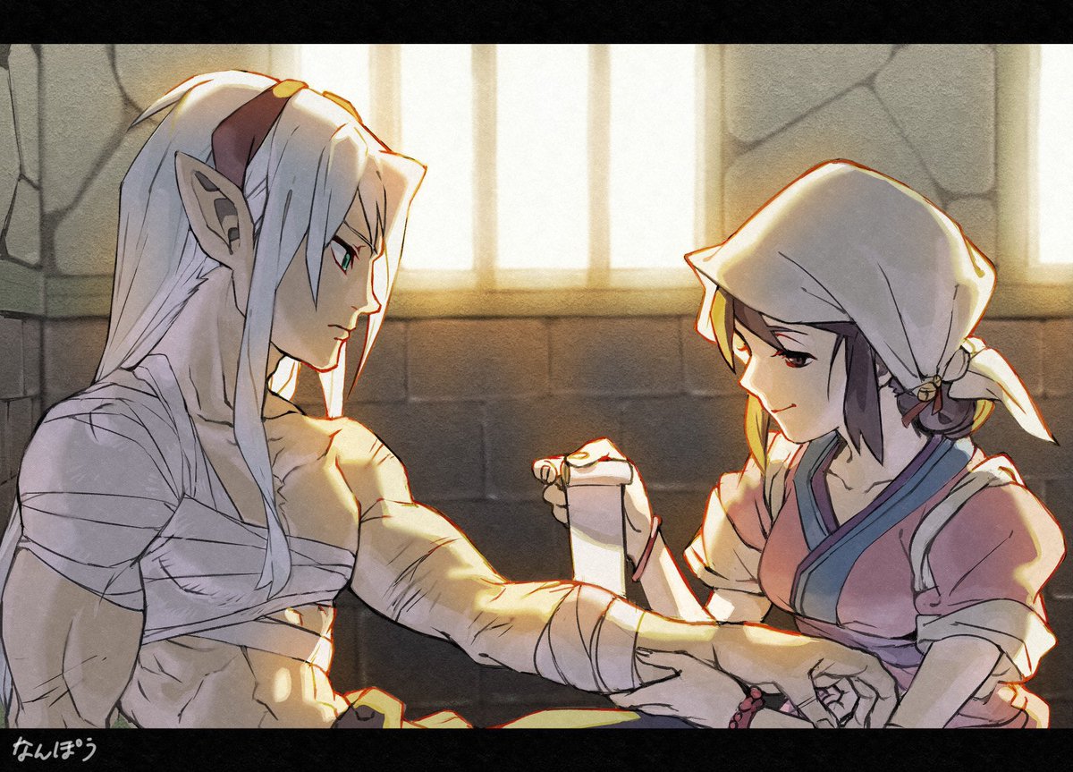 nanpou0406's tweet photo. 24周年ですって！！！！！！！！！！！？？？過去絵も投下でお祝い〜！！！！！

#ブレスオブファイア
#BOF4 https://t.co/d2p3F5qy5X