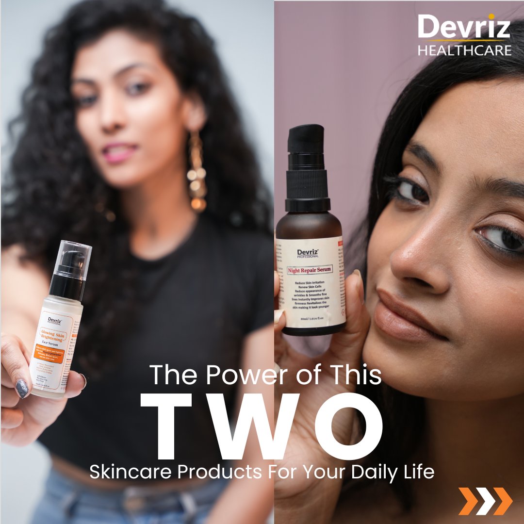 devriz01's tweet image. The Magic of Flawless Skin With Our Day Serum and Night Serum Duo✨!

Order Now at devrizhealthcare.com and Flipkart &amp;amp; Amazon
.
.
#serummagic #serumfacial #serums #dayserum  #skincareroutine #skincare #instantglow #instantglam #brighterskin #glowingskin #devrizhealthcare