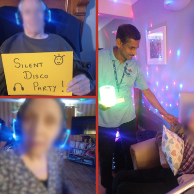 🎧 Aspen Court transformed into a silent disco extravaganza thanks to Somerset Silent Disco and Aspen Court's Activities Team!
A silent disco is a fantastic way to feel free, with some residents belting out their favourite tunes with absolute passion! 🎤
#SilentDisco