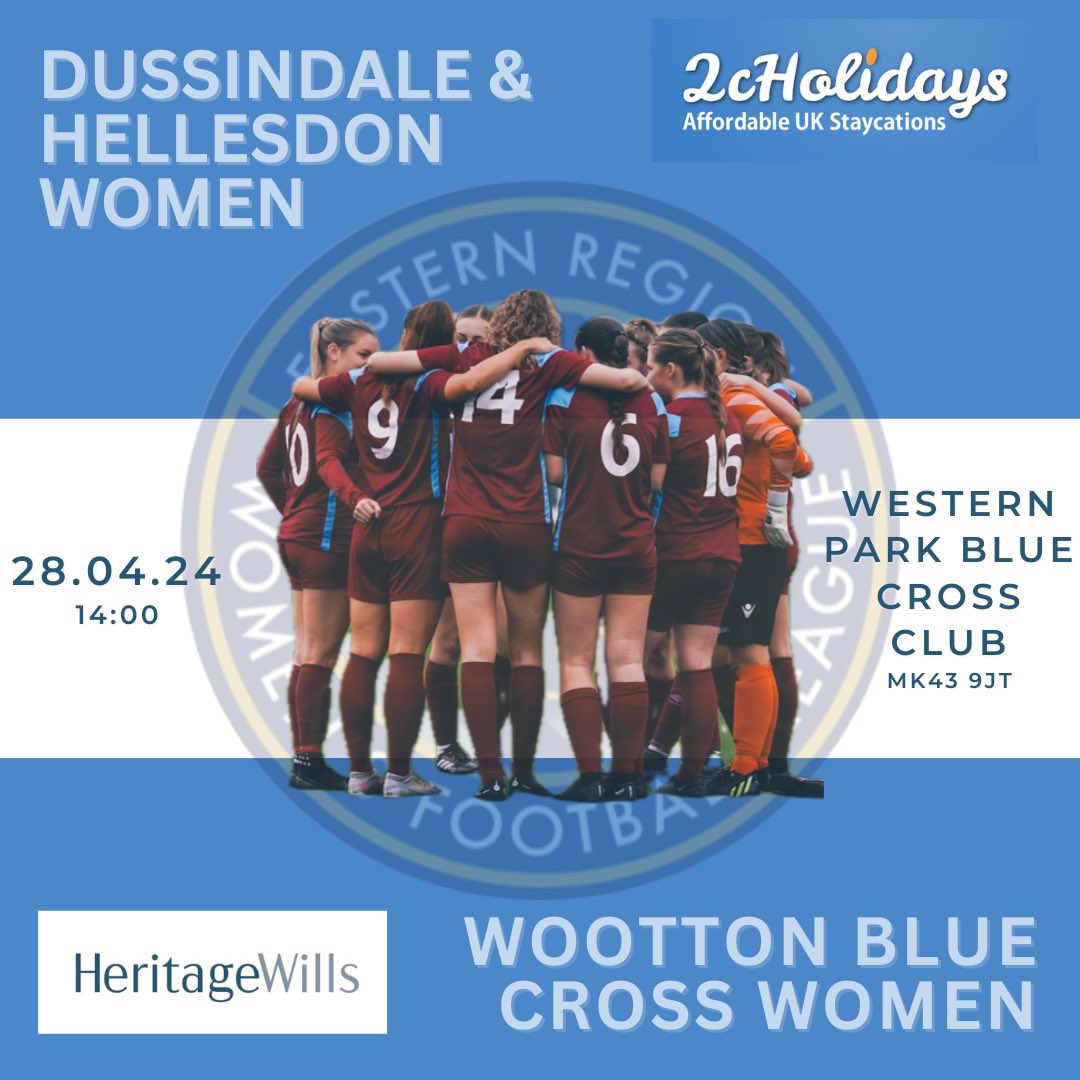 Tomorrow the ladies travel to @BlueWootton in their penultimate game of the season. It’s a massive game in the chase for the league title. Come on ladies #upthedussy 📸 @Cunninghamben86