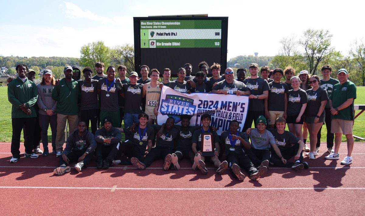 🏆🏆 #RSC Outdoor Track & Field Champions x 2 (more)...the legacy is cemented in this conference!!

#PPUTF #NAIA