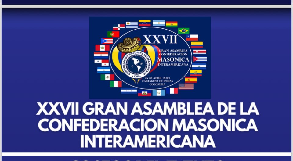El mundo masónico Regular reconoce a Ecuador con este alto cargo de nivel mundial. 

América y Europa se unen en la CMI. La GLEDE preside la Zona 4 que incluye a Ecuador, Colombia y Venezuela. 

La GLEDE es VicePresidente de la CMI por la Z4 #XXVIIAsamblea #77Años #SomosRegulares